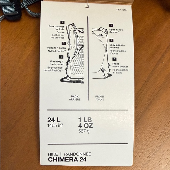 The North Face Chimera 24L Hiking Pack - Picture 5 of 6